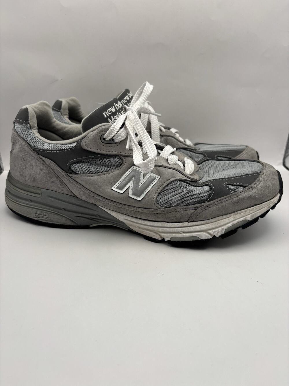 New Balance 993 Made In USA Grey White Sneakers Men Size 11.5